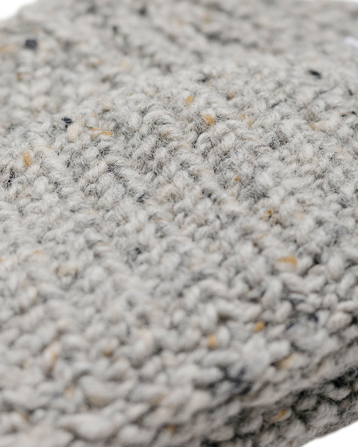 Norse Projects Donegal Wool Rib Beanie Light Grey Melange