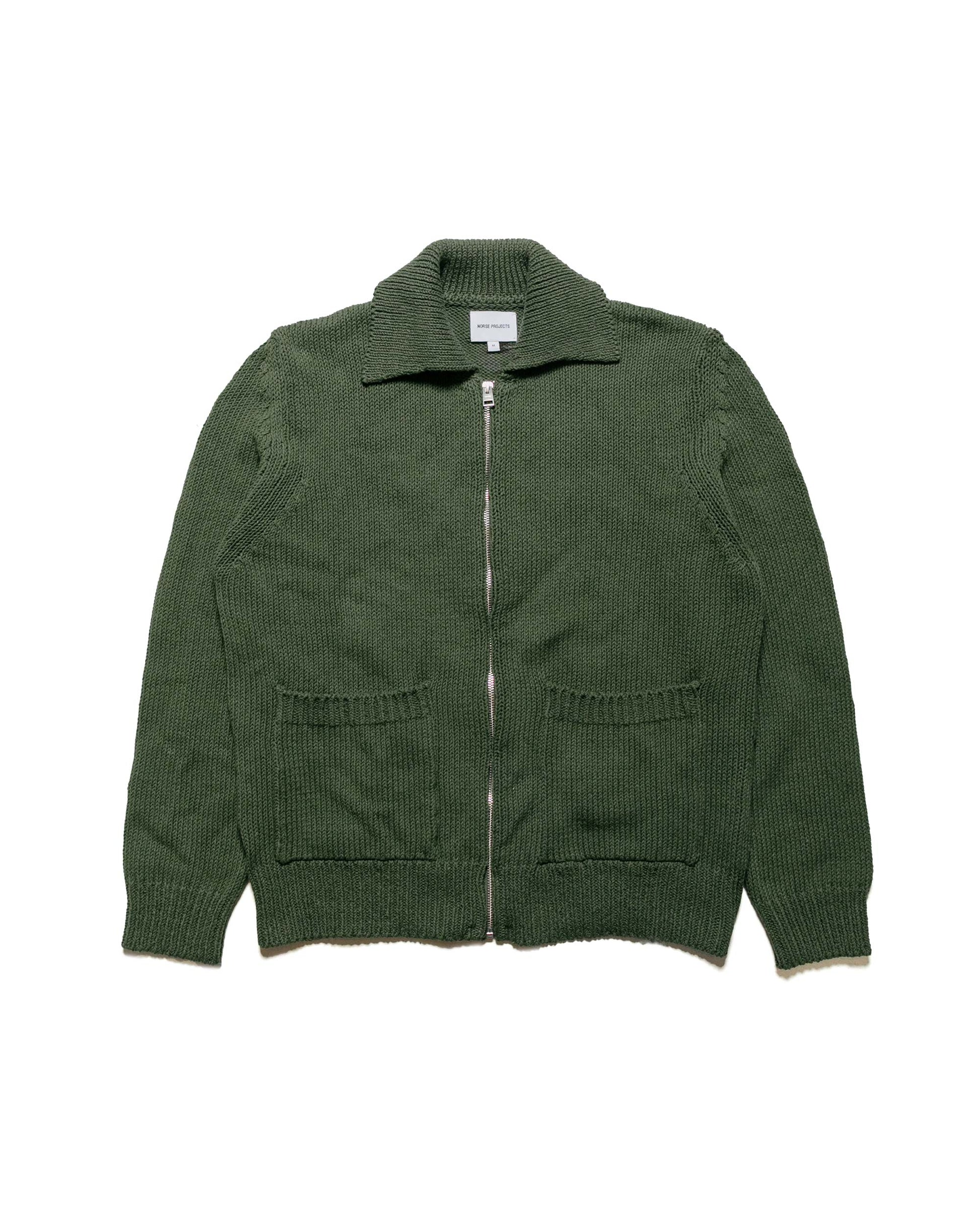 Norse Projects Erik Cotton Jacket Ivy Green