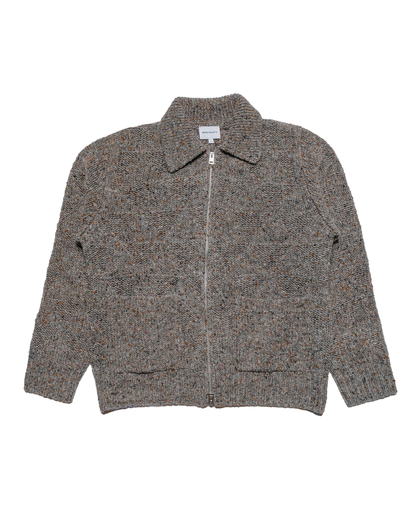 Norse Projects Erik Donegal Diamond Jacket Grey Melange