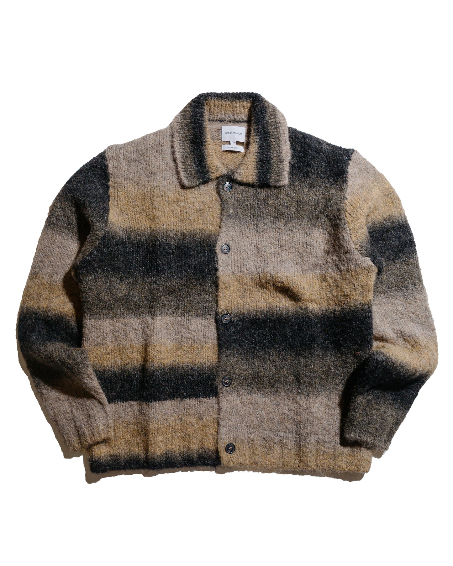 Norse Projects Erik Gradient Alpaca Wool Jacket Utility Khaki