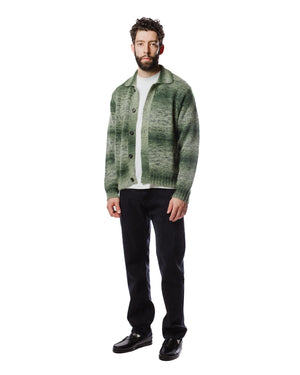 Norse Projects Erik Space Dye Knit Jacket Army Green