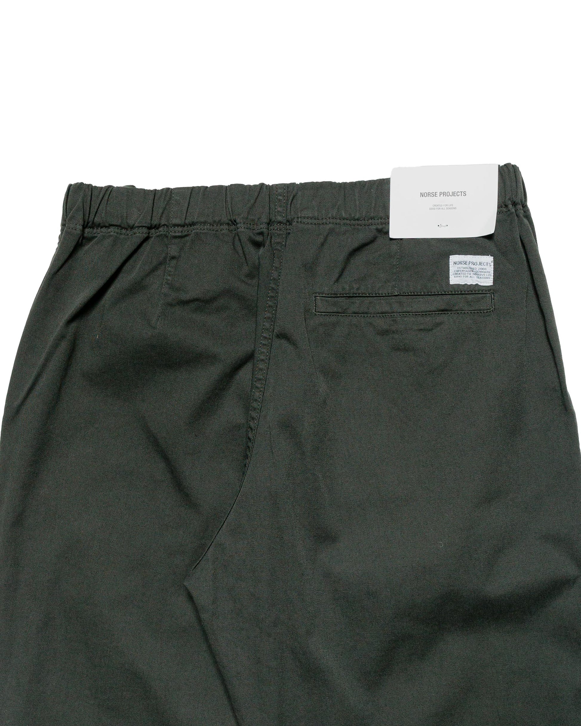 Norse Projects Ezra Light Stretch Beech Green back close