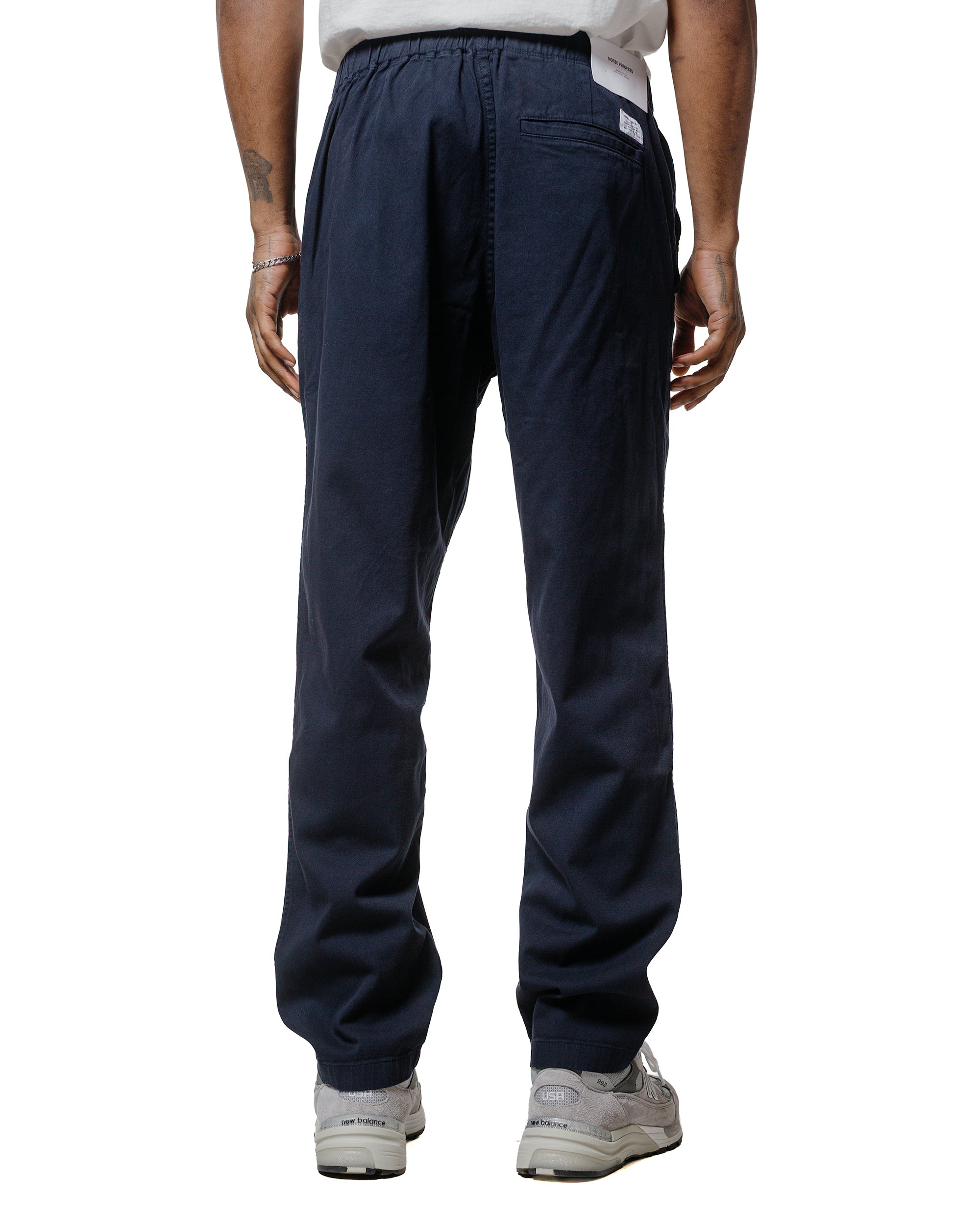 Norse Projects Ezra Light Stretch Dark Navy