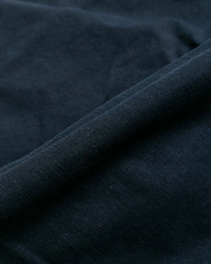 Norse Projects Ezra Relaxed Cotton Linen Short Dark Navy fabric