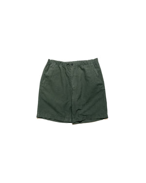 Norse Projects Ezra Relaxed Cotton Linen Short Spruce Green
