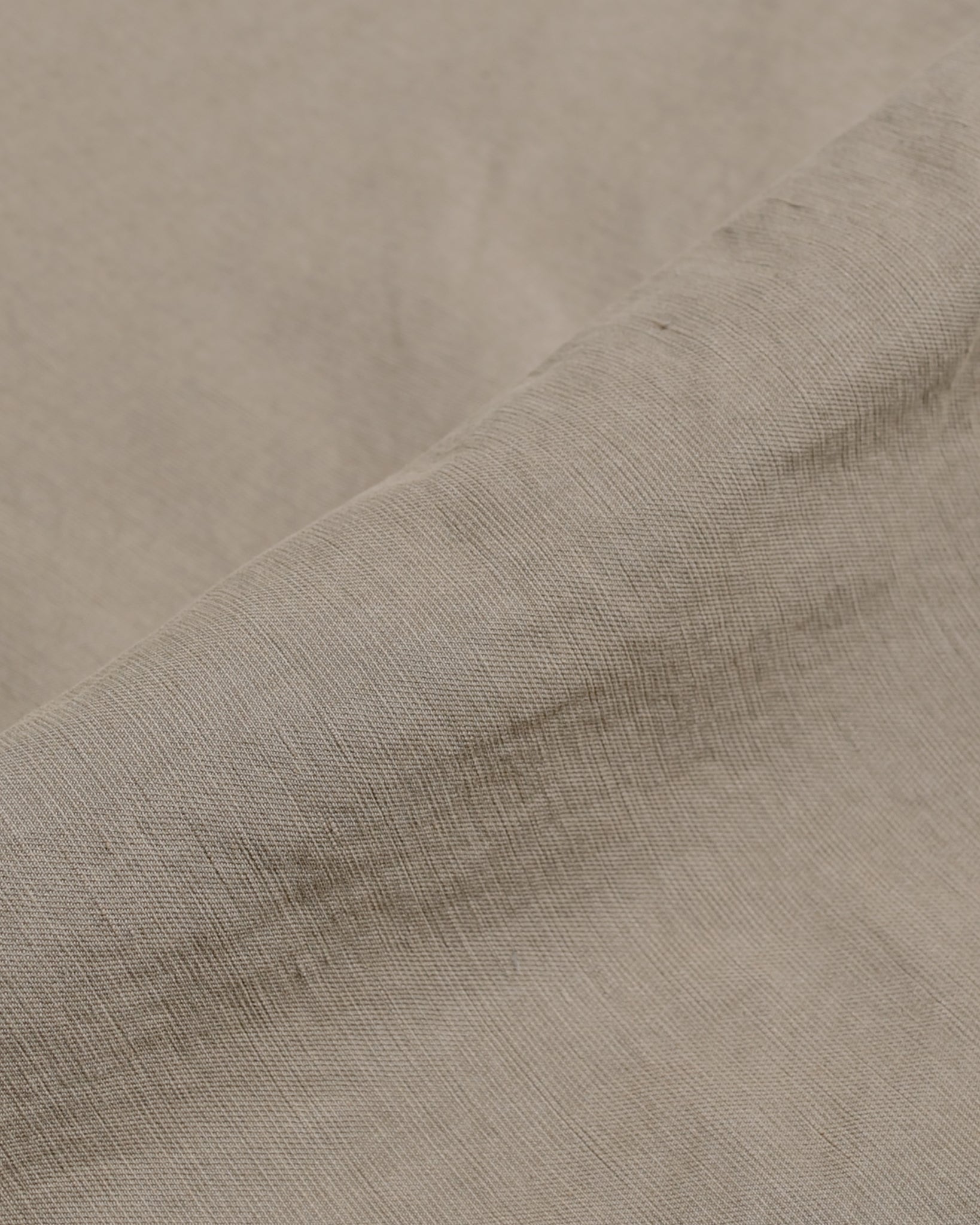 Norse Projects Ezra Relaxed Cotton Linen Trouser Clay fabric