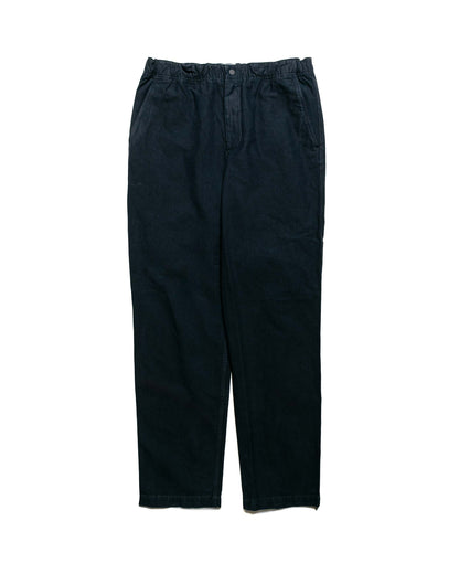 Norse Projects Ezra Relaxed Cotton Linen Trouser Dark Navy