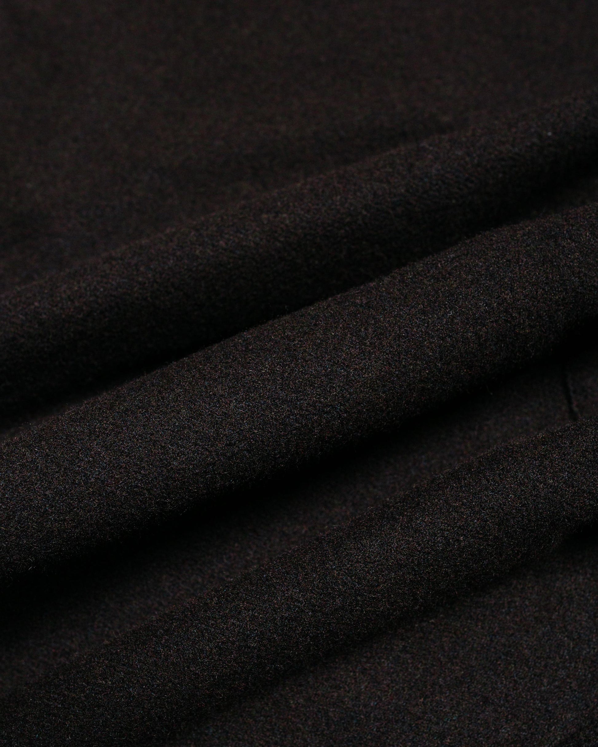 Norse Projects Folk Wool Overshirt Espresso fabric