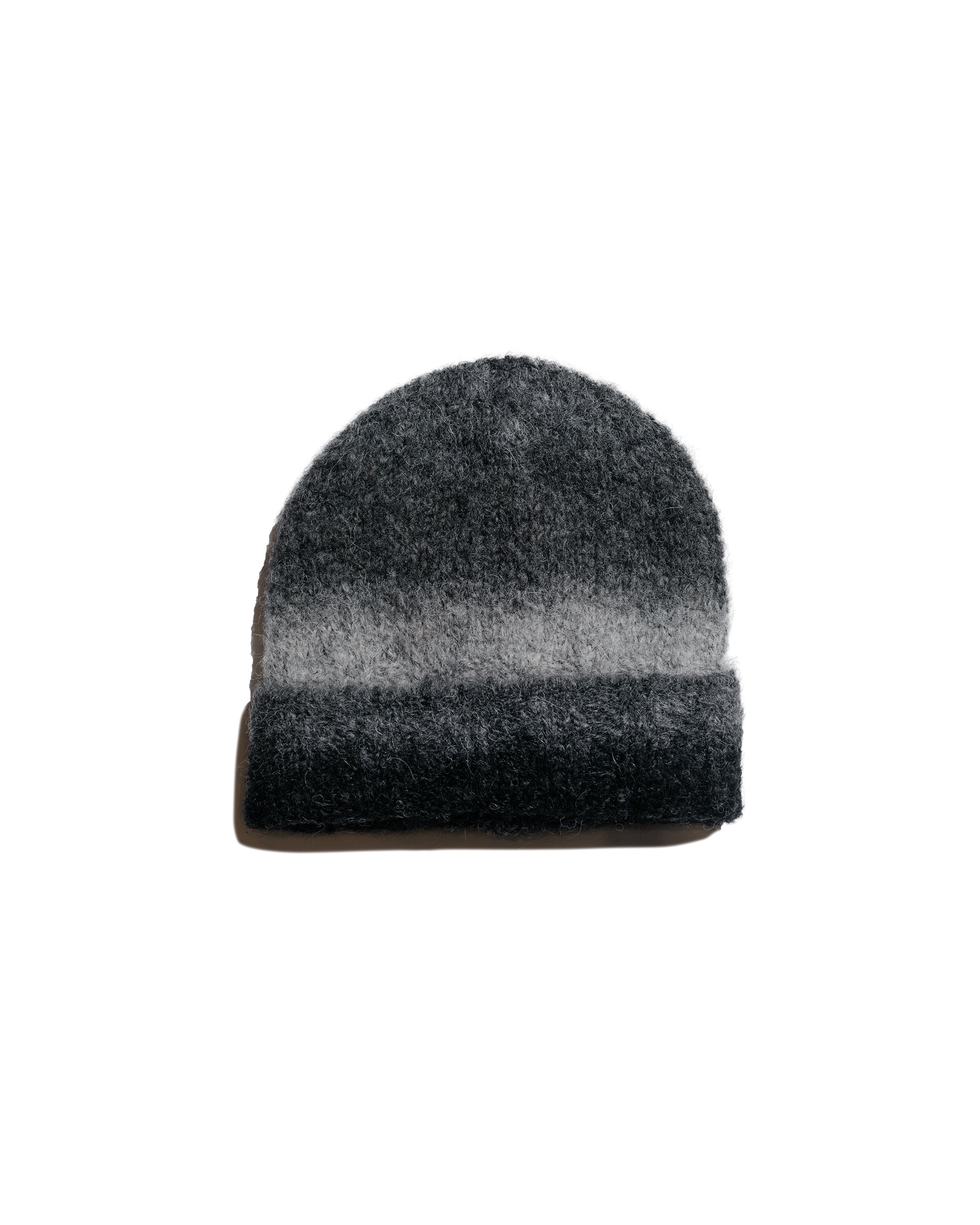 Norse Projects Gradient Alpaca Beanie Charcoal Melange