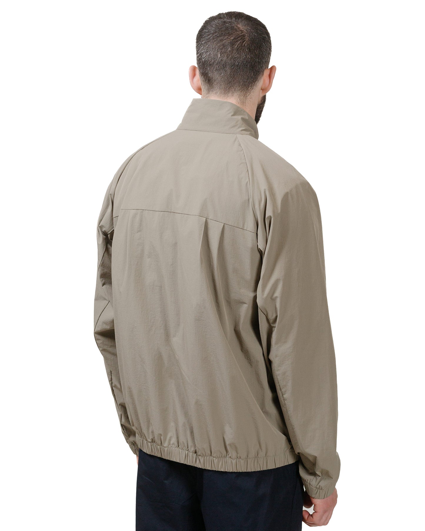 Norse Projects Korso Travel Light Harrington Jacket Concrete Grey model back