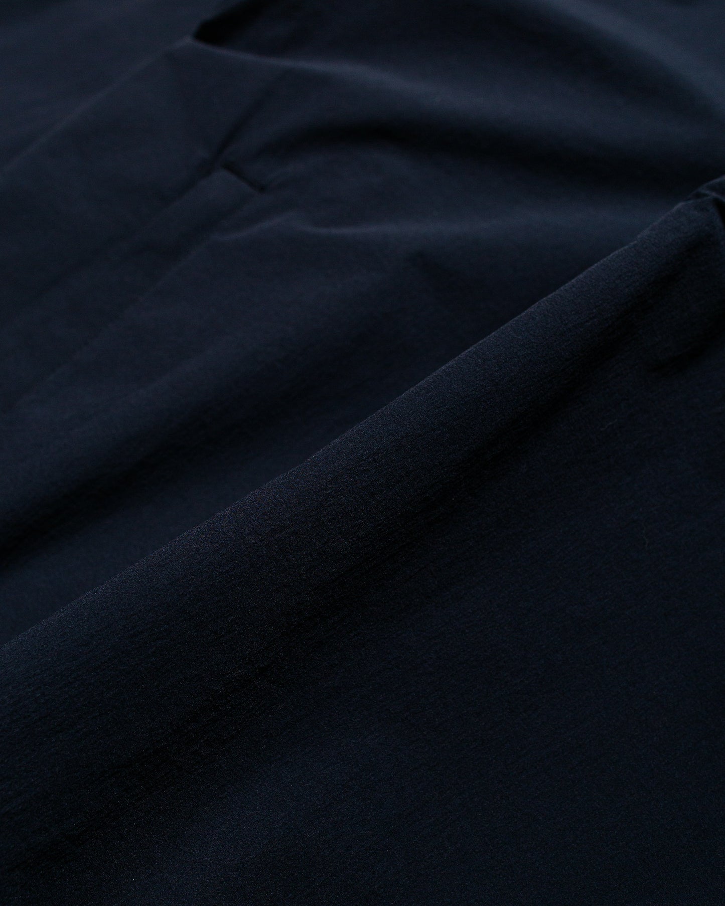 Norse Projects Korso Travel Light Harrington Jacket Dark Navy fabric