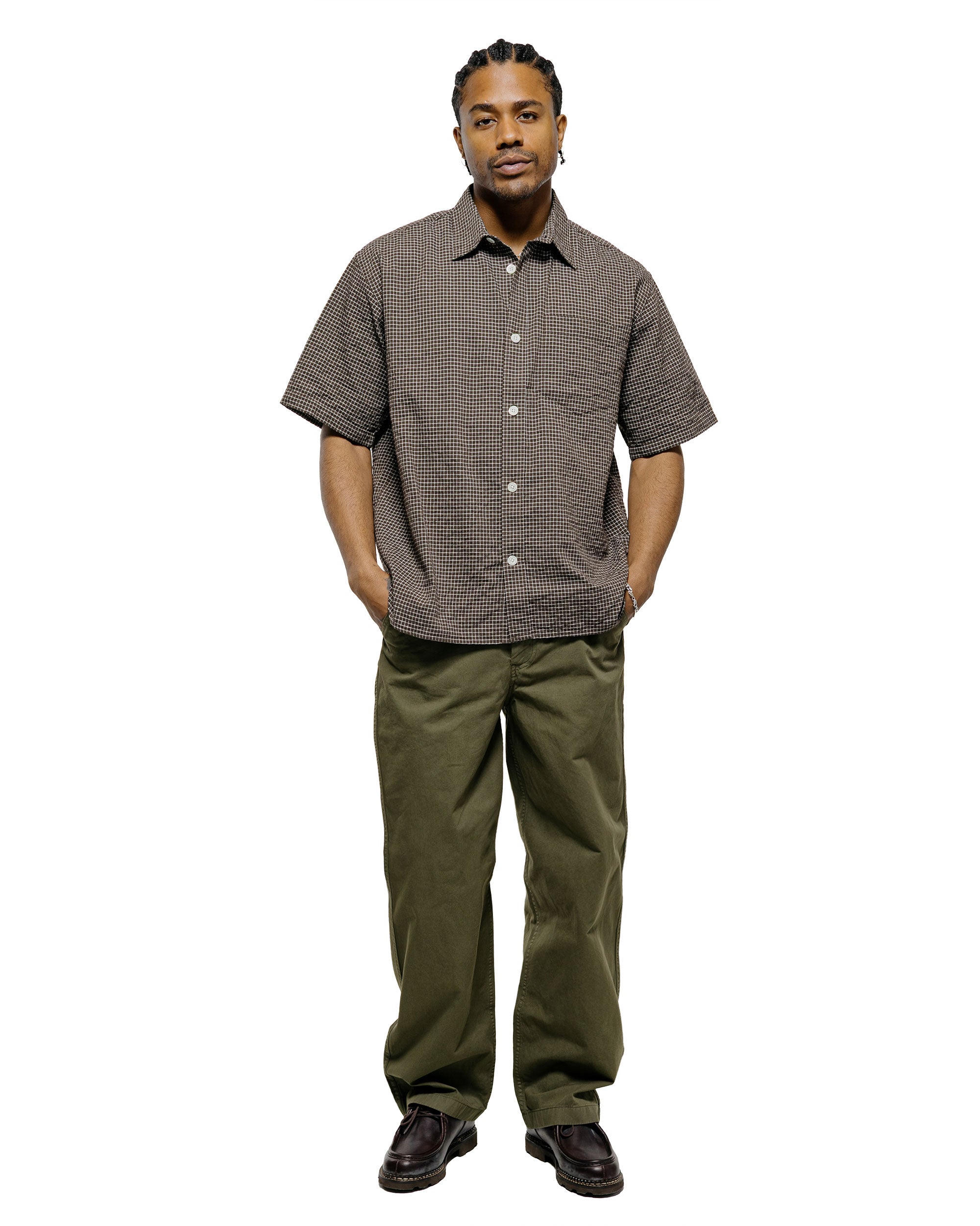 【新品未使用】NEAT COTTON TWILL FLARE - OLIVE46 Norse Projects Kvitfjell Relaxed Cotton Twill Pant Olive Night