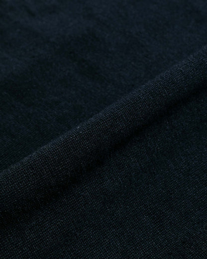 Norse Projects Leif Cotton Linen Polo Dark Navy fabric