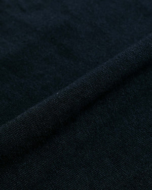Norse Projects Leif Cotton Linen Polo Dark Navy fabric