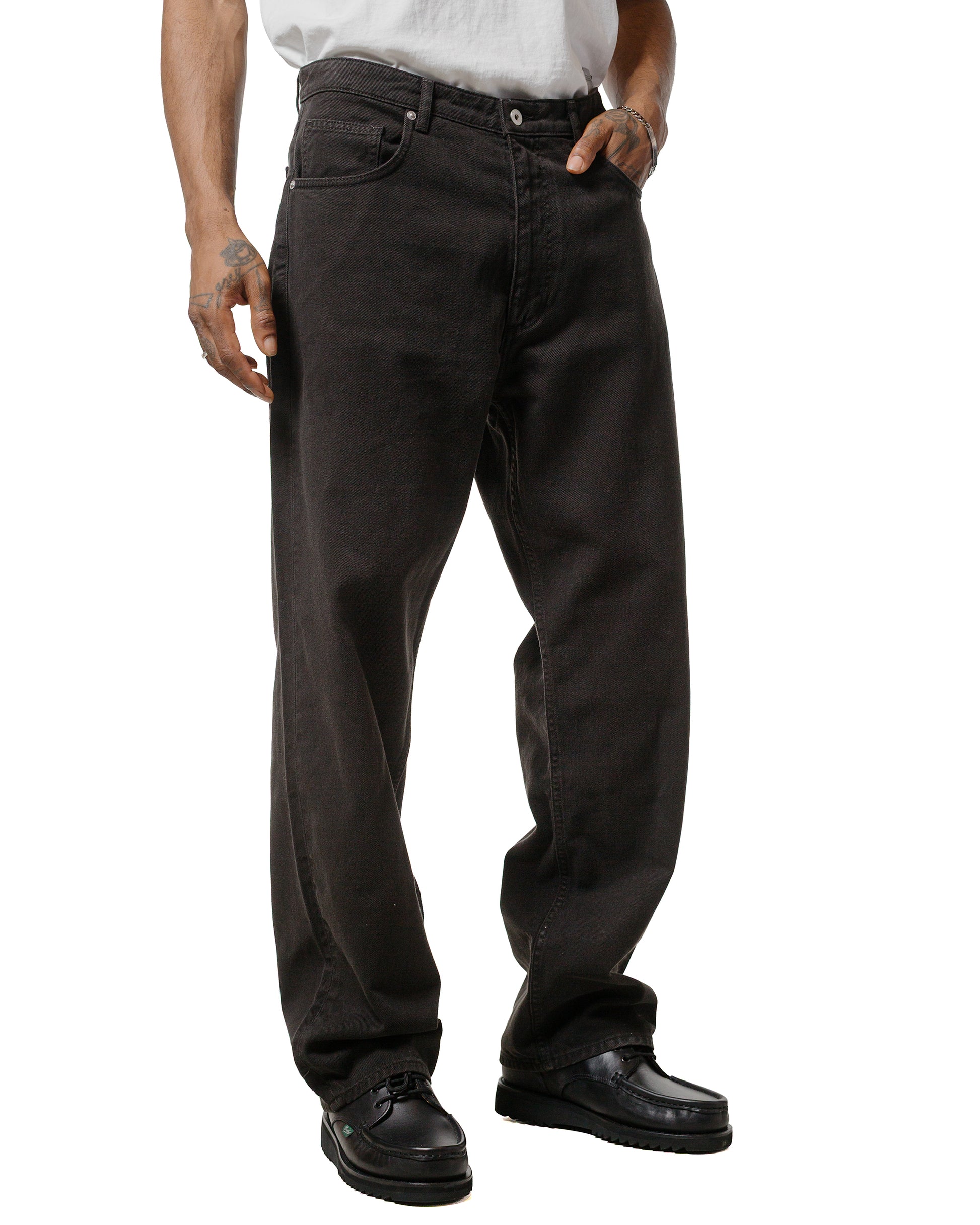 Norse Projects Mogens Relaxed 5 Pocket Heavy Twill Black