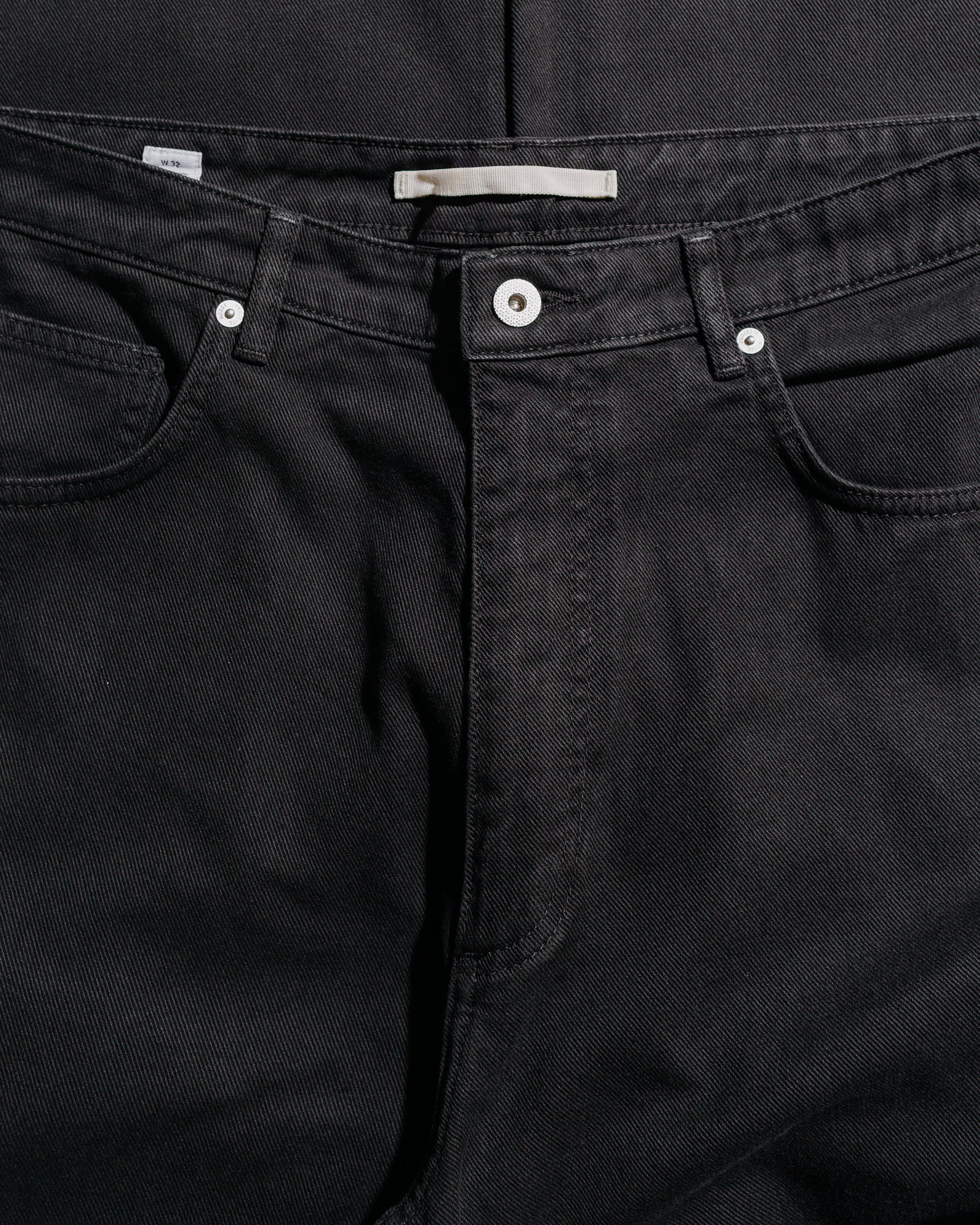 Norse Projects Mogens Relaxed 5 Pocket Heavy Twill Black