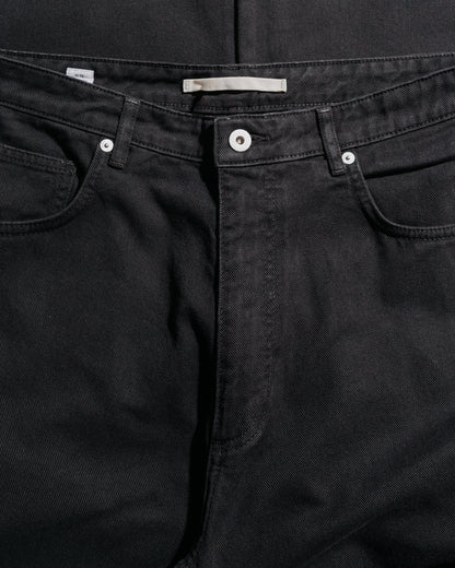 Norse Projects Mogens Relaxed 5 Pocket Heavy Twill Black