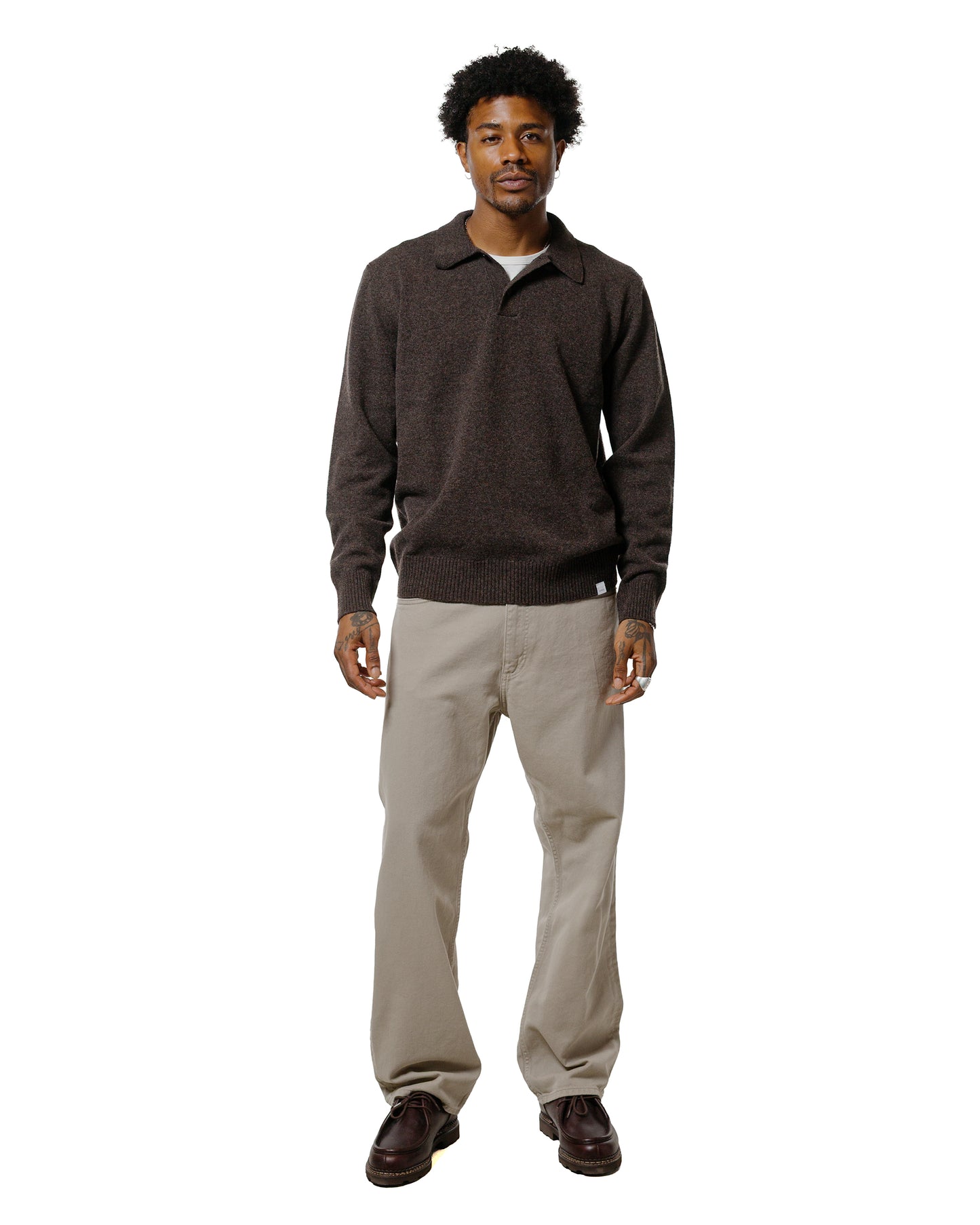 Norse Projects Mogens Relaxed 5 Pocket Heavy Twill Clay