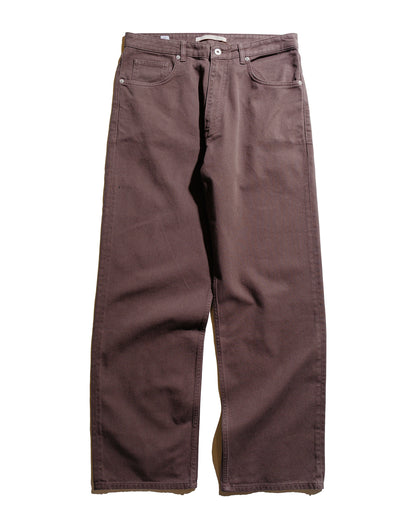 Norse Projects Mogens Relaxed 5 Pocket Heavy Twill Seal Brown