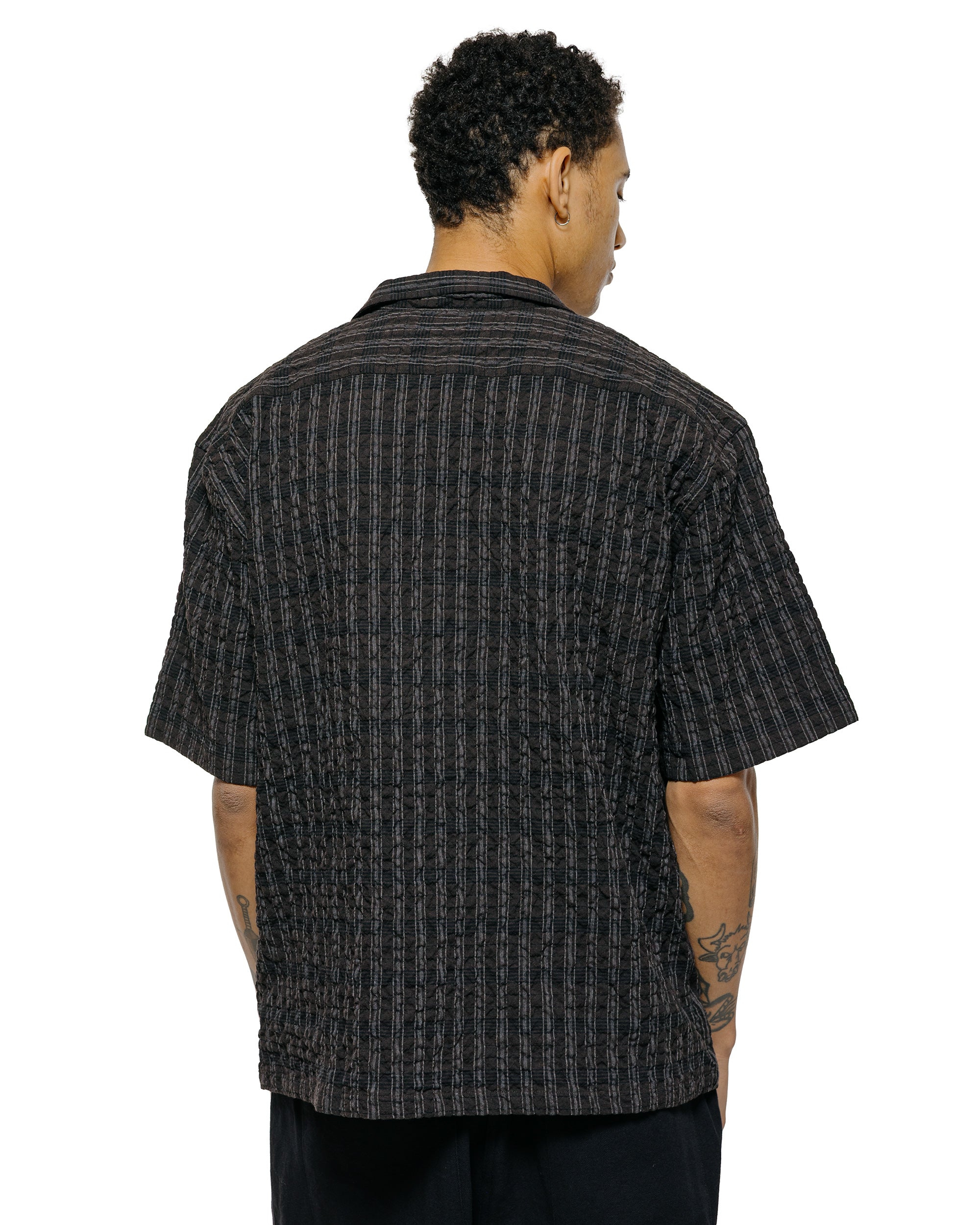 Norse Projects Mols Check SS Camp Shirt Delicioso Brown