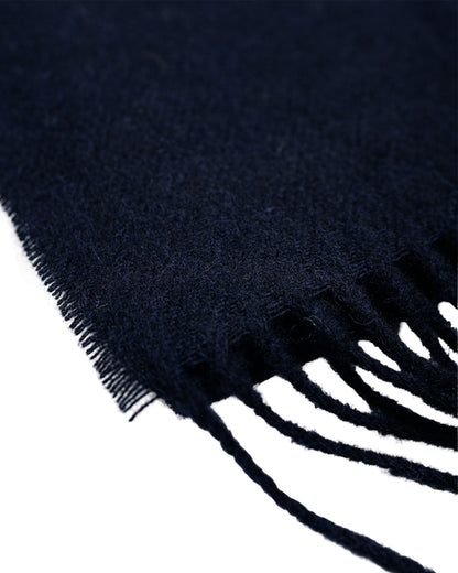Norse Projects Moon Merino Lambswool Scarf Dark Navy
