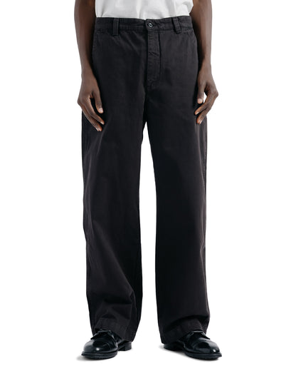Norse Projects Nordmarka Broken Twill Chino Black