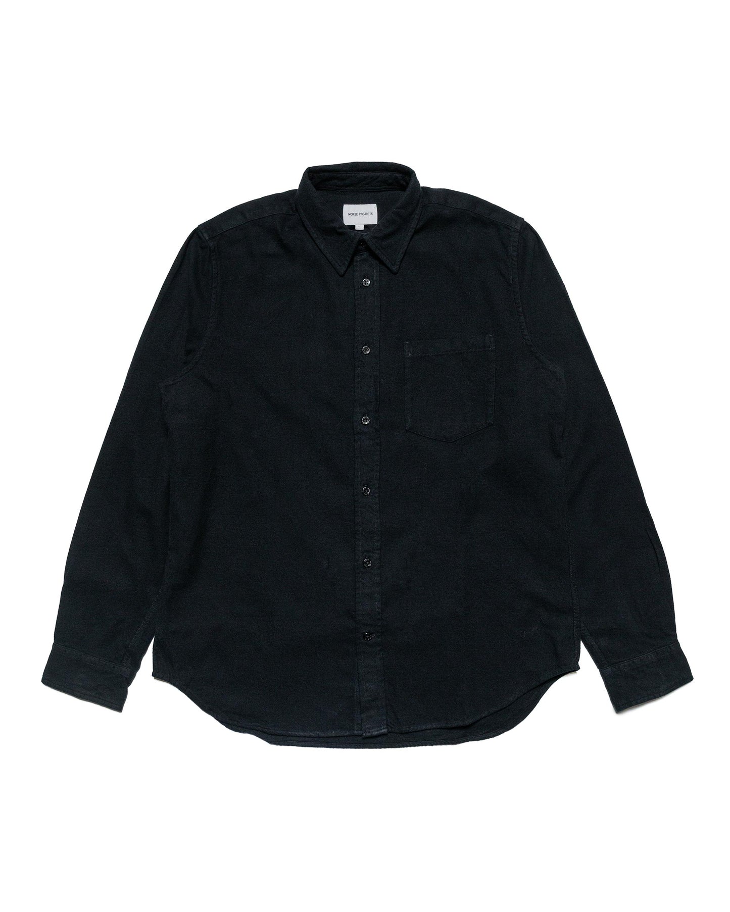 Norse Projects Osvald Flannel Shirt Black