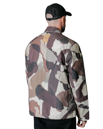 Norse Projects Pelle Camo Nylon Insulated Jacket Espresso model back