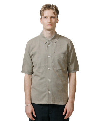 Norse Projects Rollo Cotton Linen SS Shirt Clay