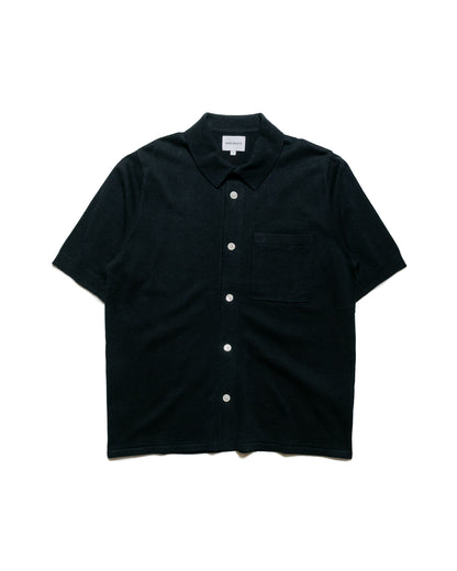 Norse Projects Rollo Cotton Linen SS Shirt Dark Navy