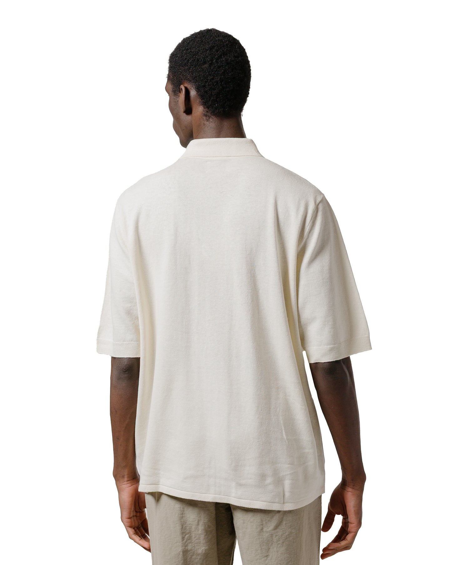 Norse Projects Rollo Cotton Linen SS Shirt Kit White