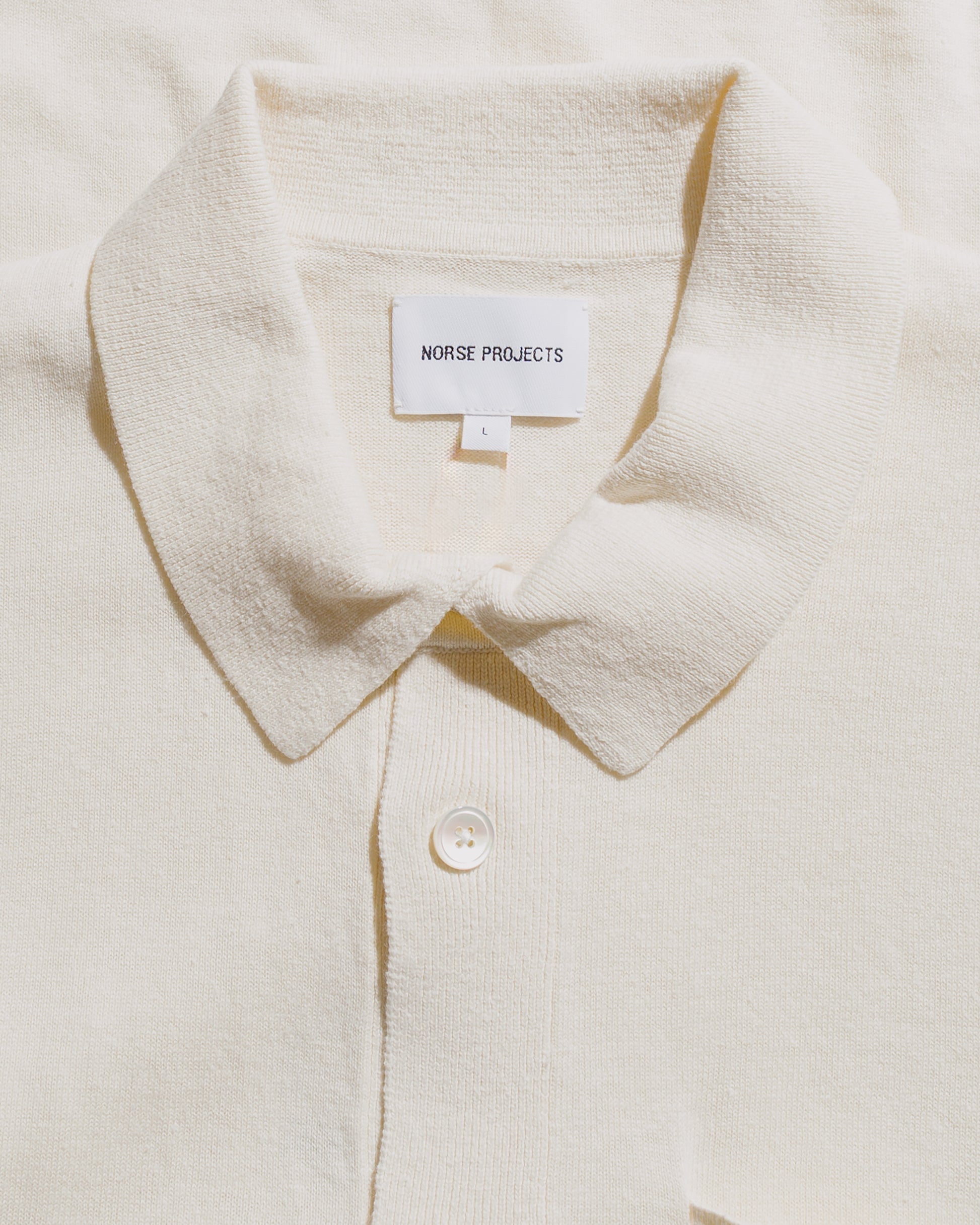 Norse Projects Rollo Cotton Linen SS Shirt Kit White