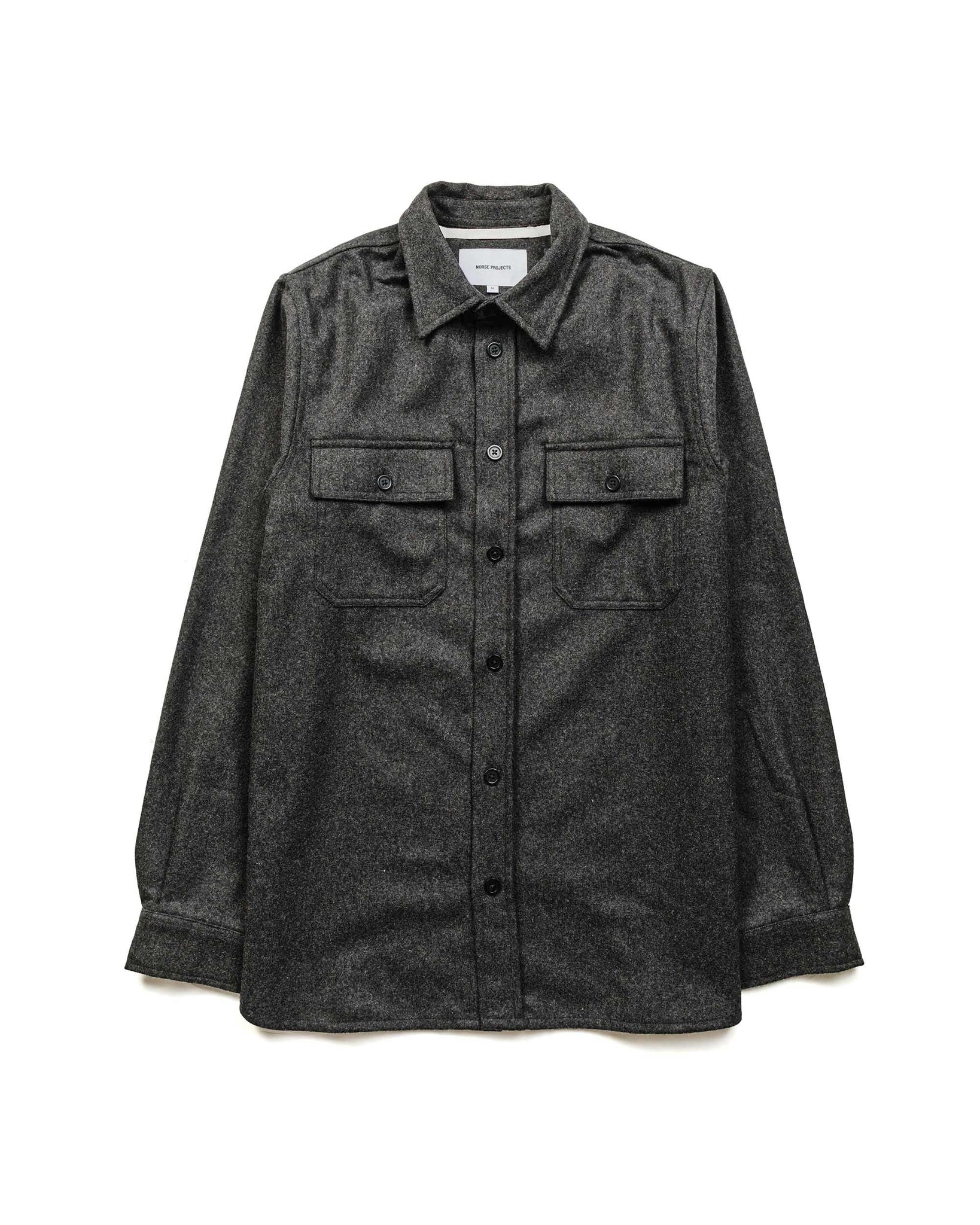 Norse Projects Silas Wool Charcoal Melange