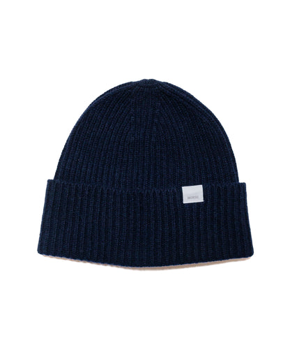 Norse Projects Standard Merino Lambswool Beanie Dark Navy