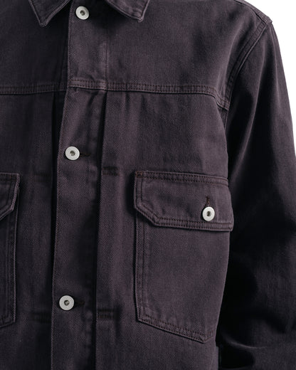 Norse Projects Storadal Heavy Twill Type II Jacket Darkest Purple