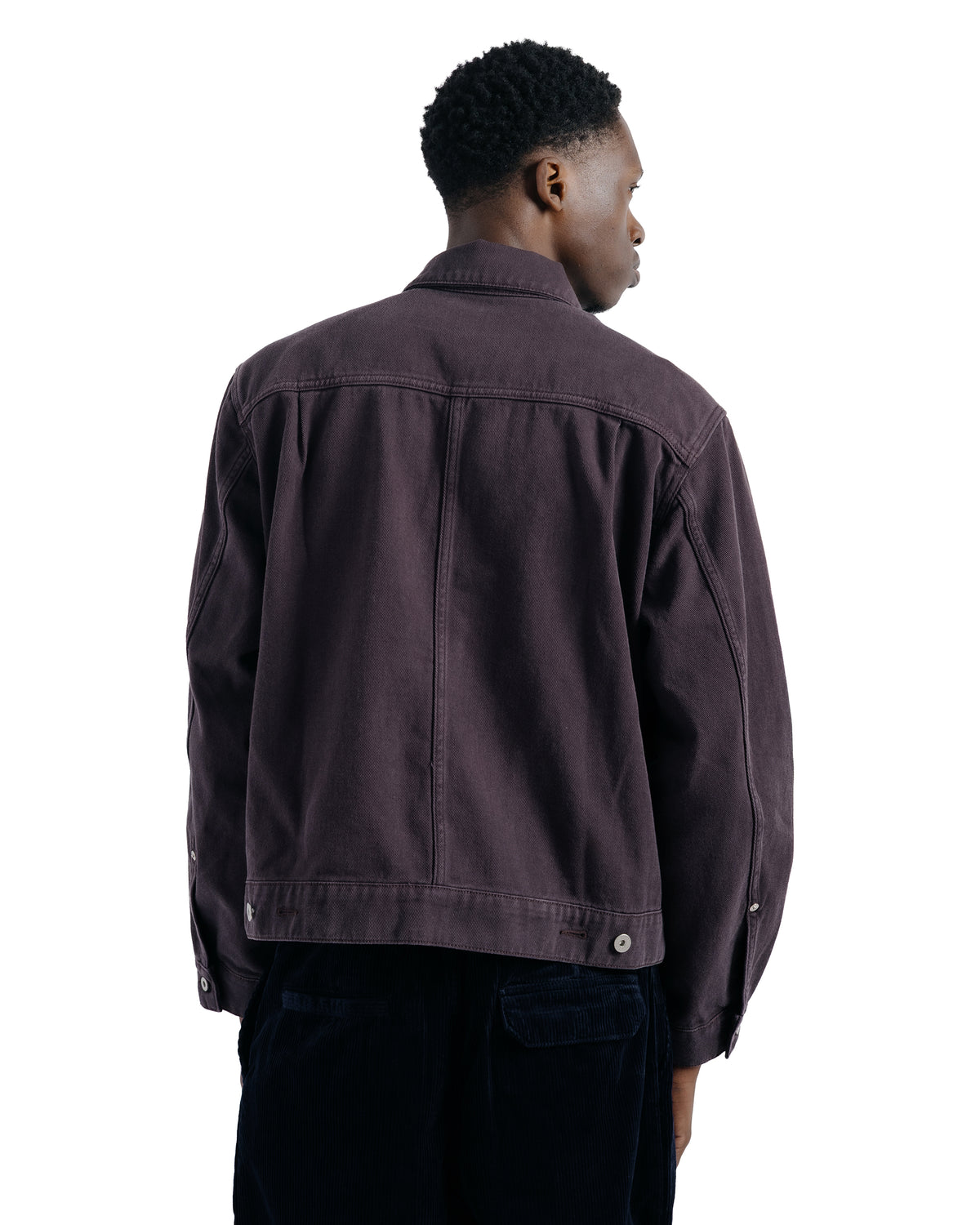 Norse Projects Storadal Heavy Twill Type II Jacket Darkest Purple