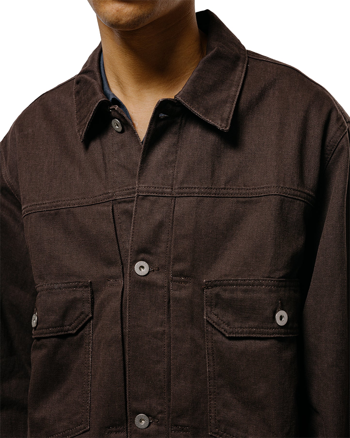 lost & found Norse Projects Norse Projects Storadal Resist Dyed Twill Type II Jacket Shale
