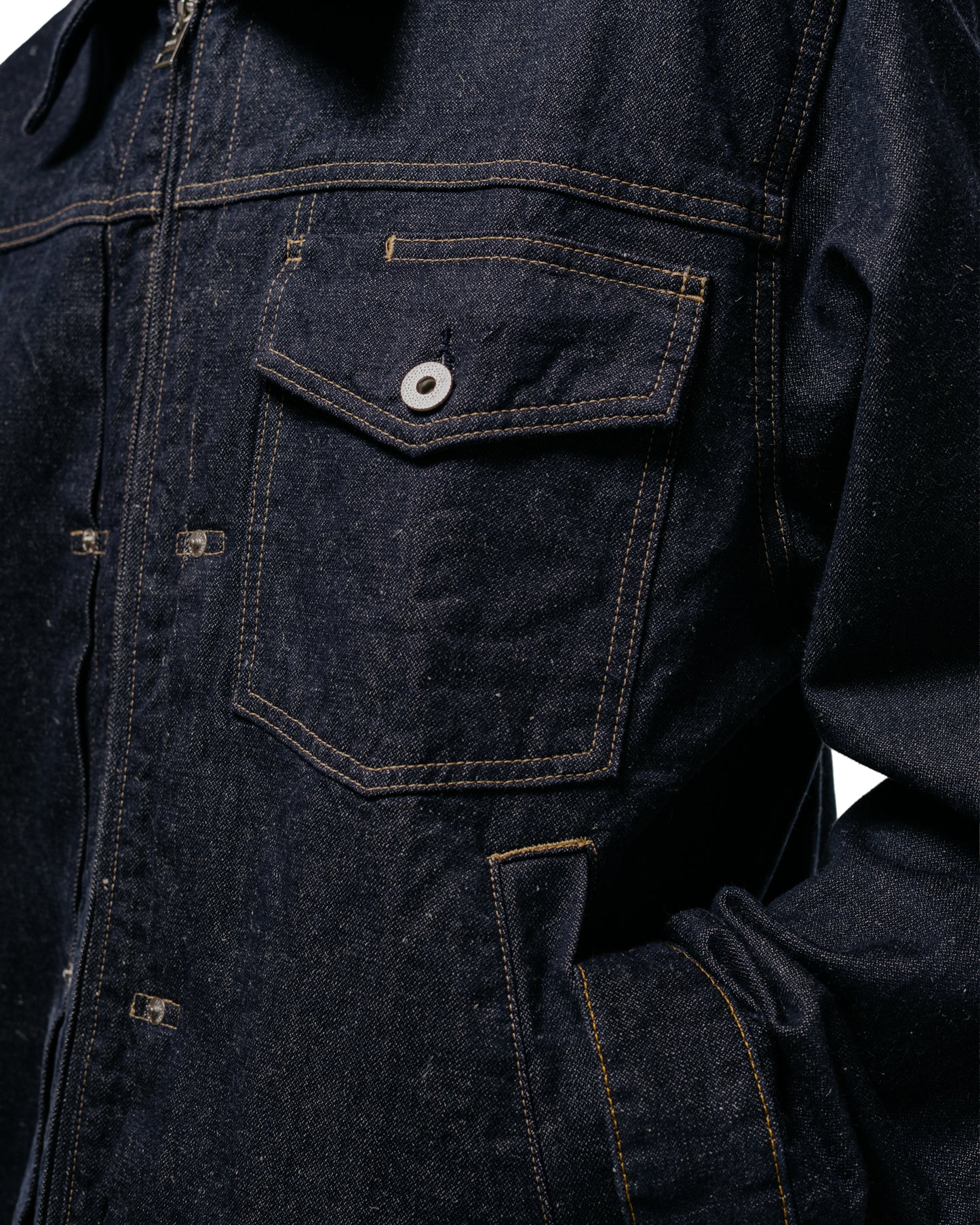 lost & found Norse Projects Norse Projects Svendborg Broken Twill Cotton Linen Denim Jacket Indigo