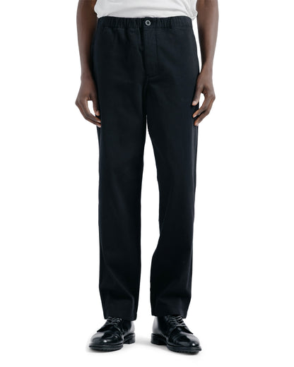 Norse Projects Trysil Regular Organic Stretch Twill Trouser Black
