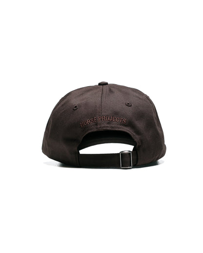 Norse Projects Twill Sports Cap Espresso back