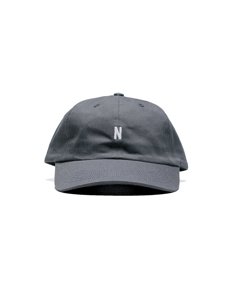 Norse Projects Twill Sports Cap Magnet Grey