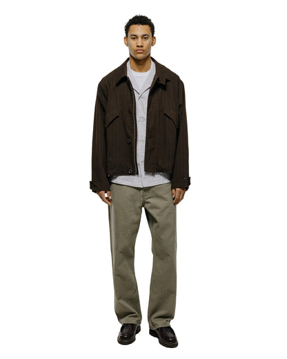 Norse Projects Vandel Herringbone Twill Flight Jacket Delicioso Brown