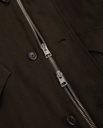 Norse Projects Vandel Herringbone Twill Flight Jacket Delicioso Brown