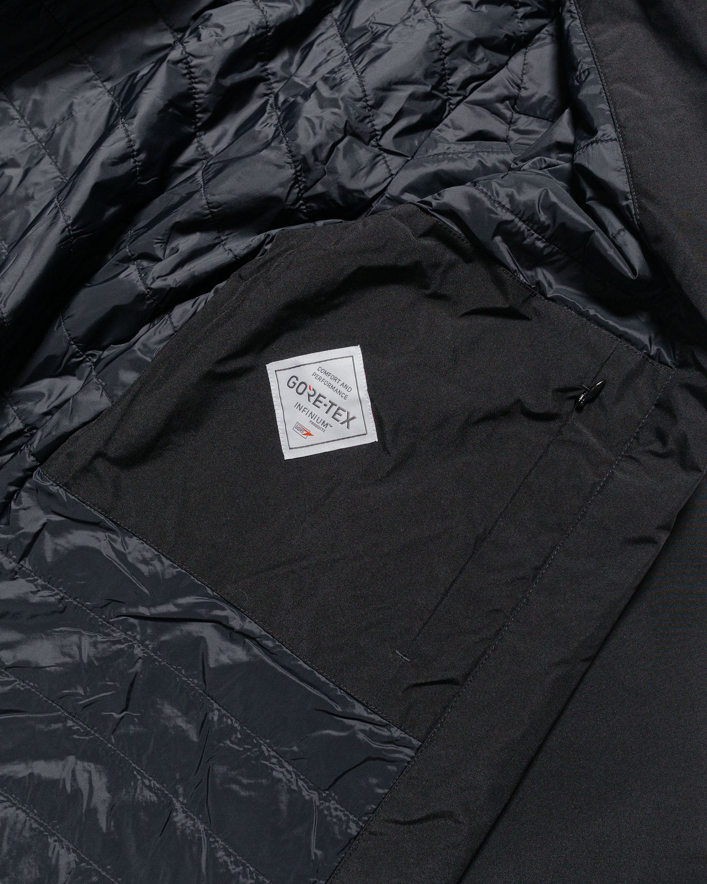 Norse Projects Vargo Gore-Tex Windstopper Raglan Mac Black zip