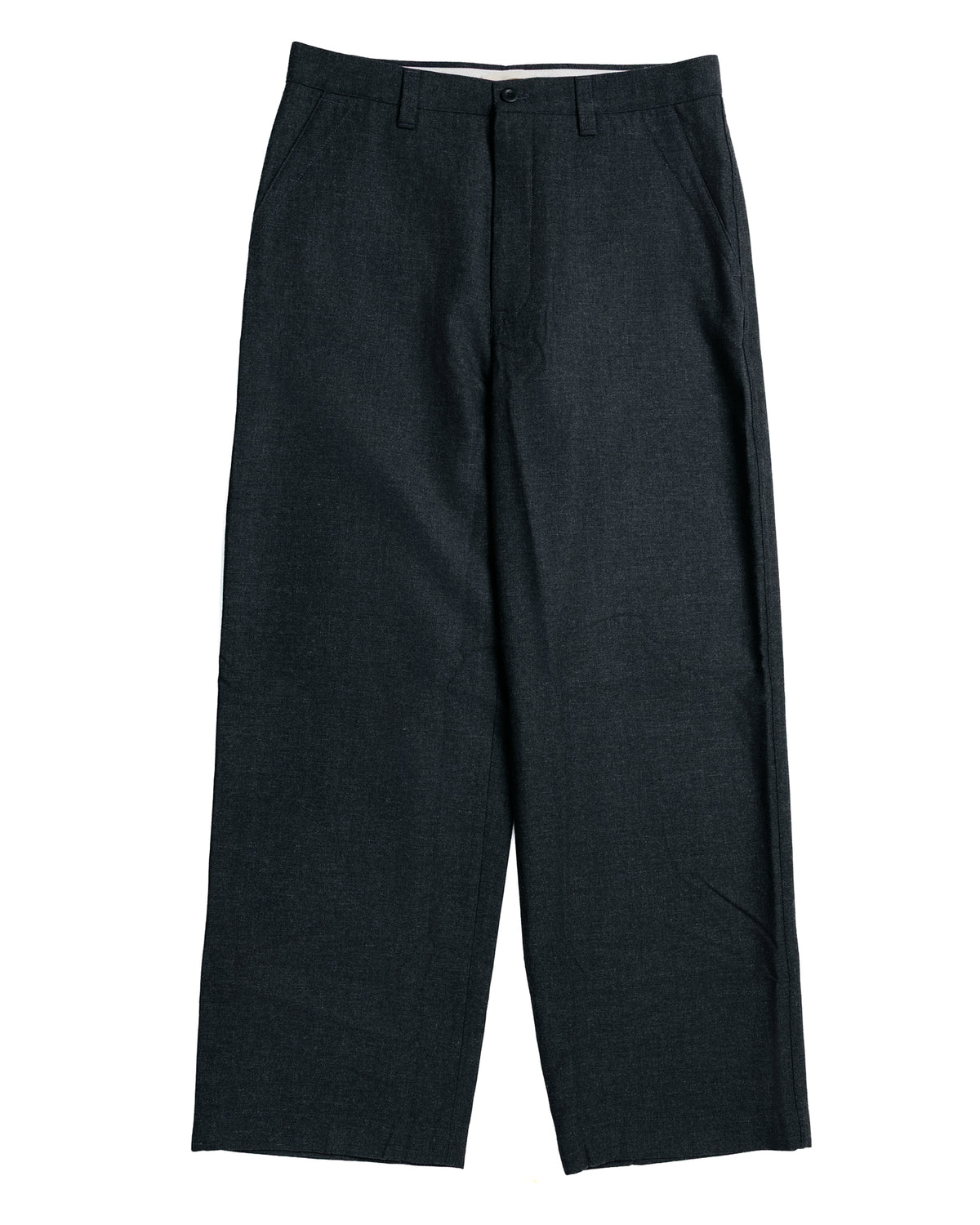 Norse Projects Vivestad Wool Wide Chino Charcoal Grey