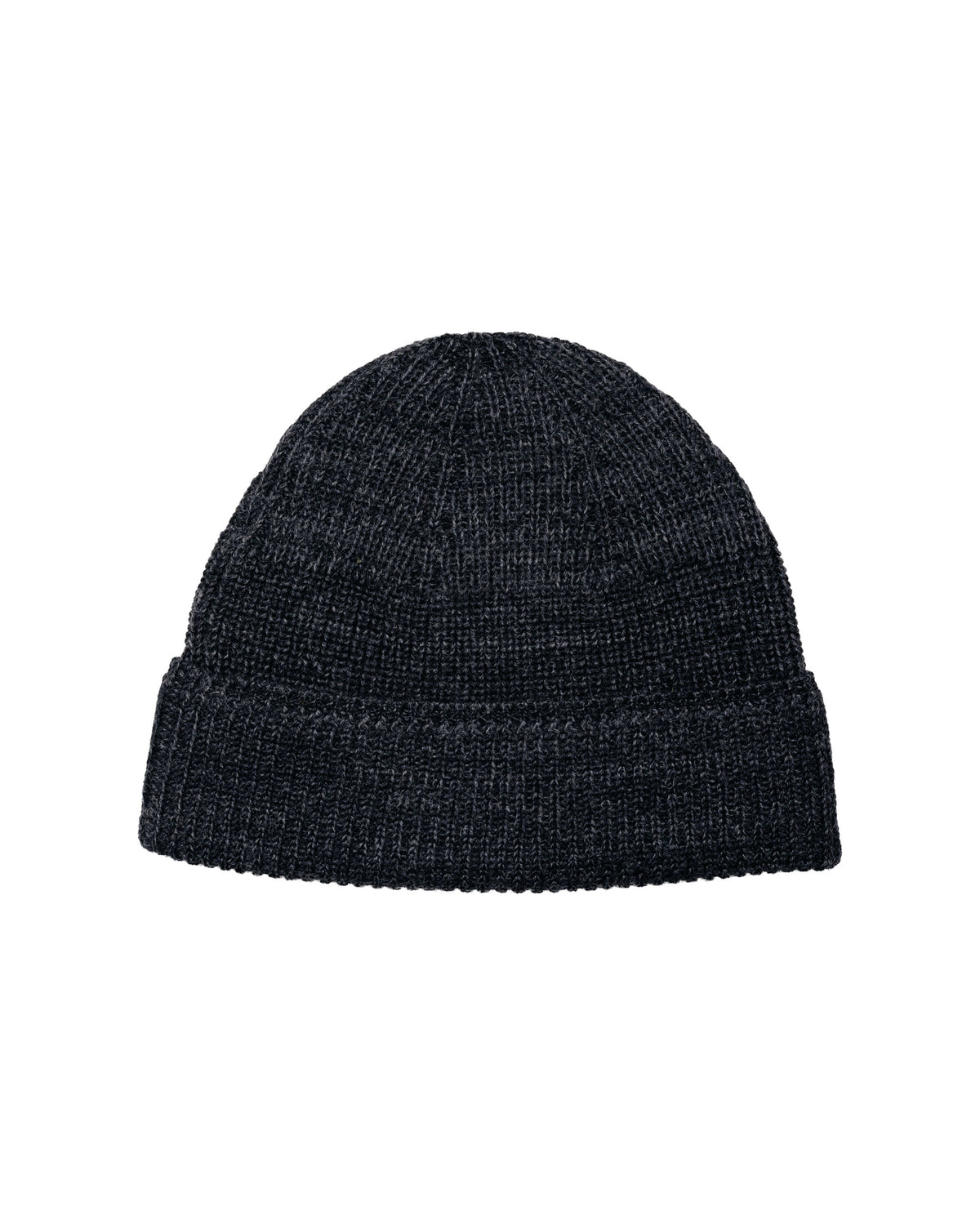 Norse Projects Wool Cotton Rib Beanie Dark Grey Melange