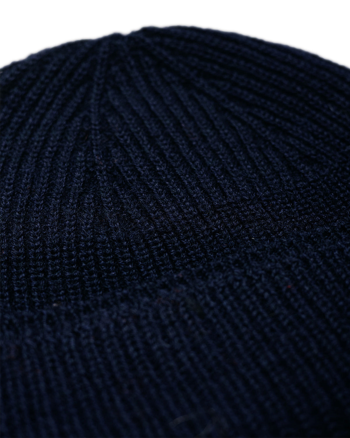 Norse Projects Wool Cotton Rib Beanie Dark Navy