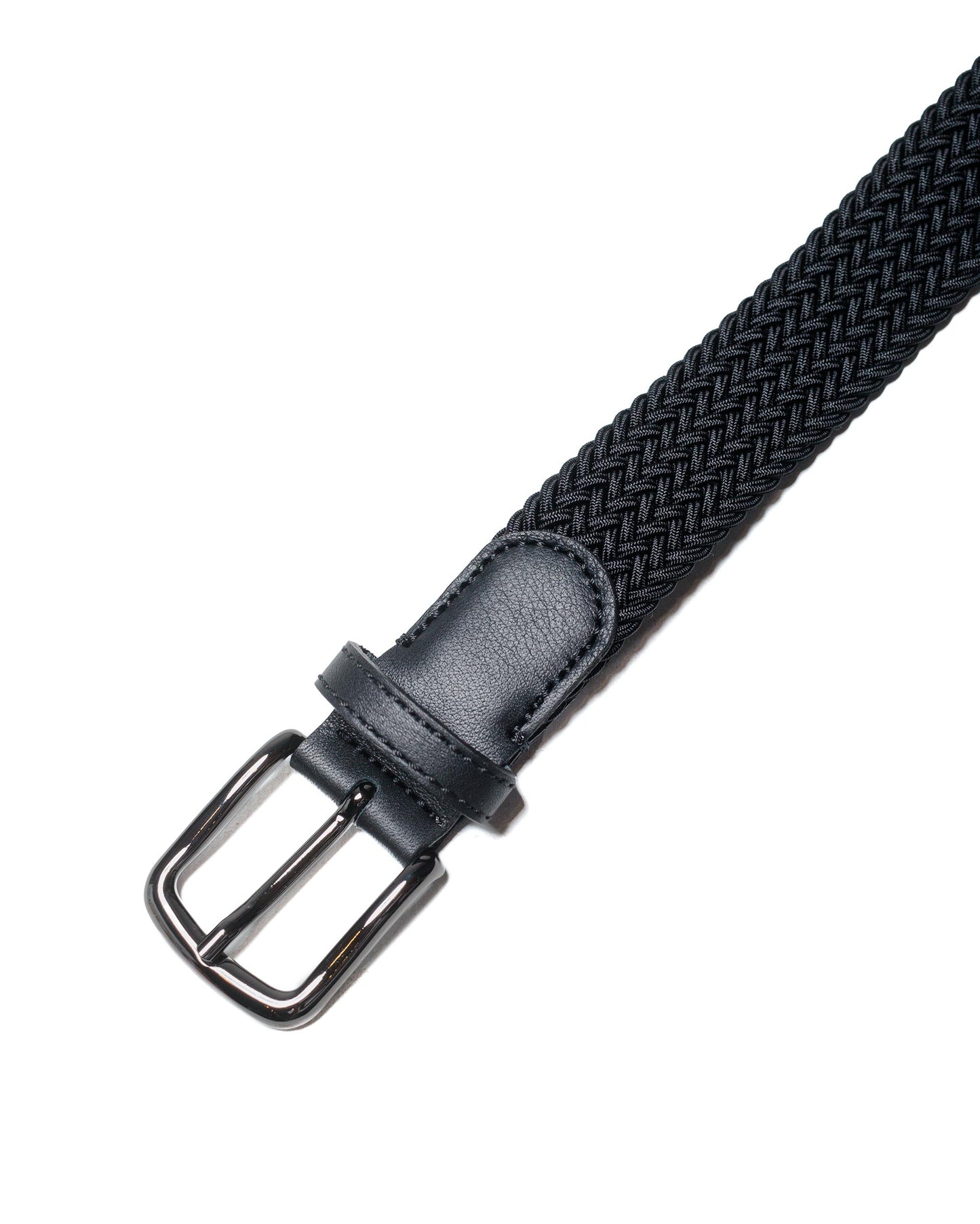 Norse Projects Woven Elastic 30mm Belt Black end