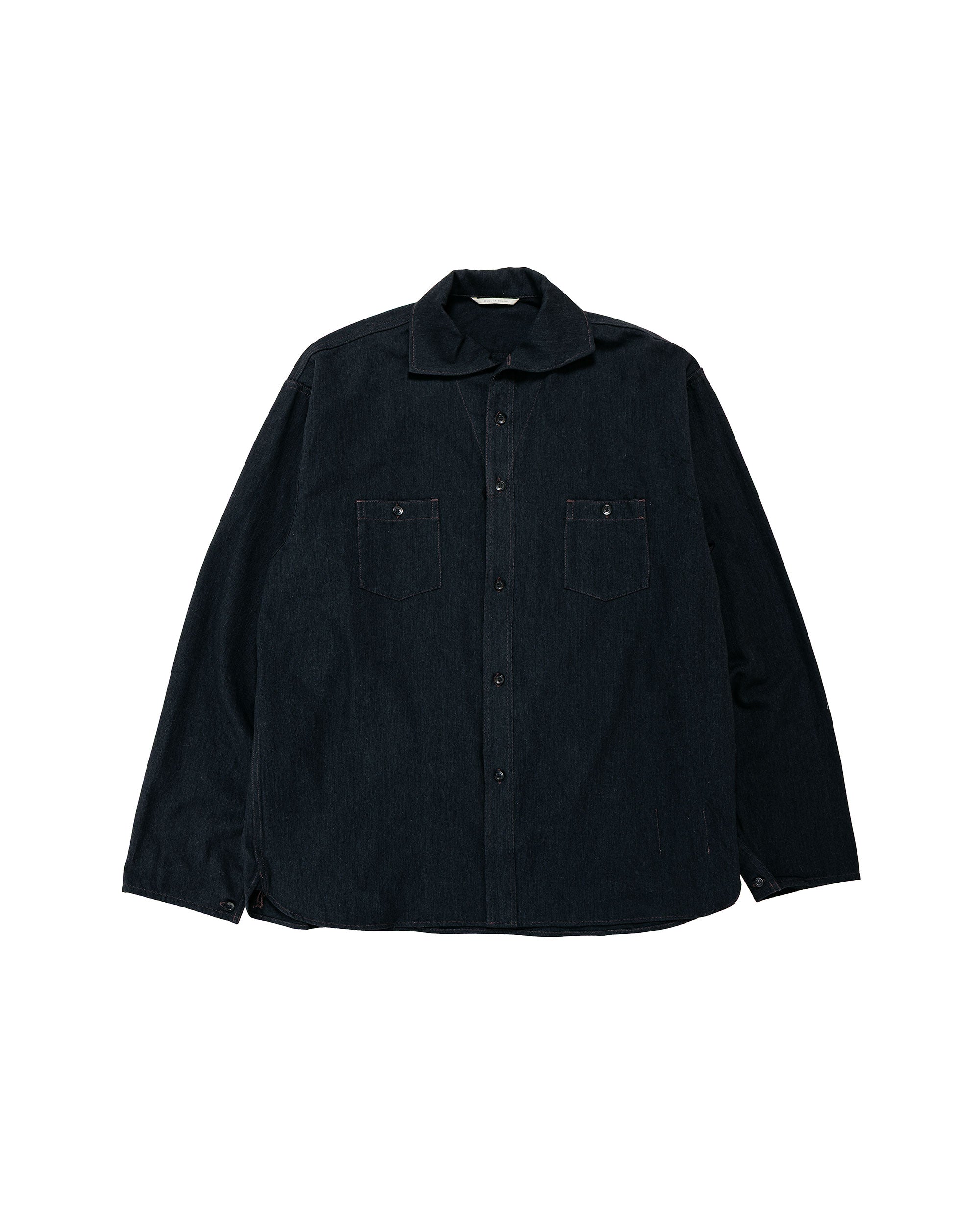Old Joe Swallow Collar Sports Shirts Ink Black
