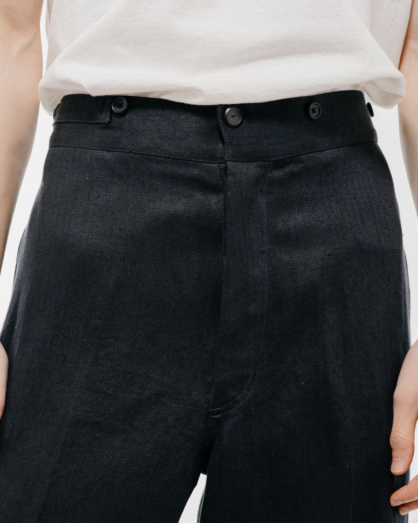 Old Joe Cinch Back Welt-Pocket Trouser Black